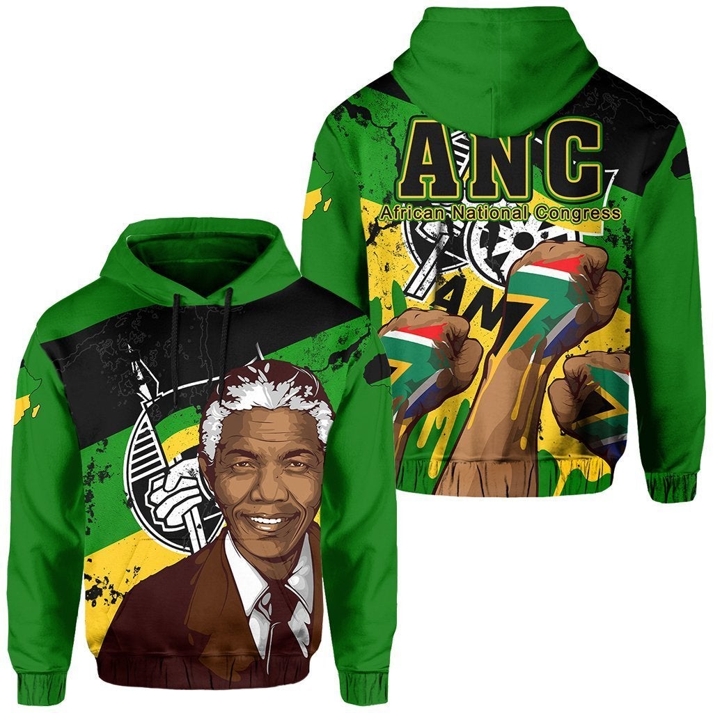 Wonderprint Hoodie – South Africa African National Congress Hoodie My Blood