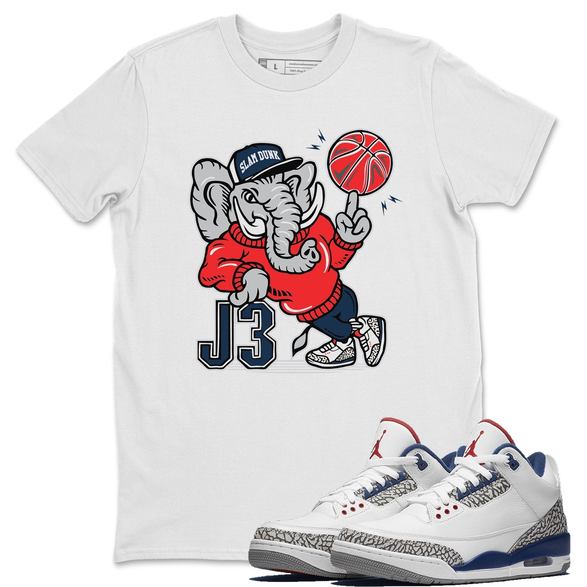 Aj3 Elephant White T-Shirt – Air Jordan 3 True Blue