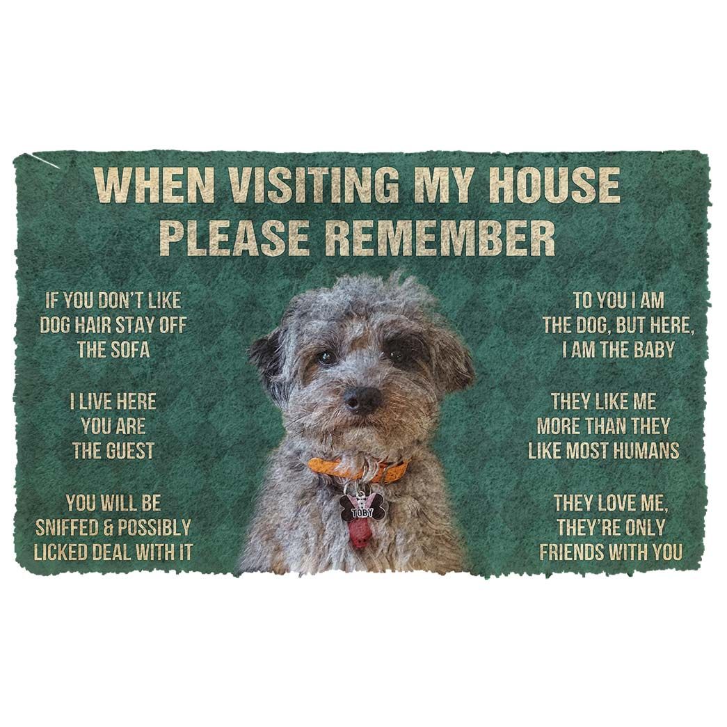 Gearhuman 3D Please Remember Dog Custom Doormat