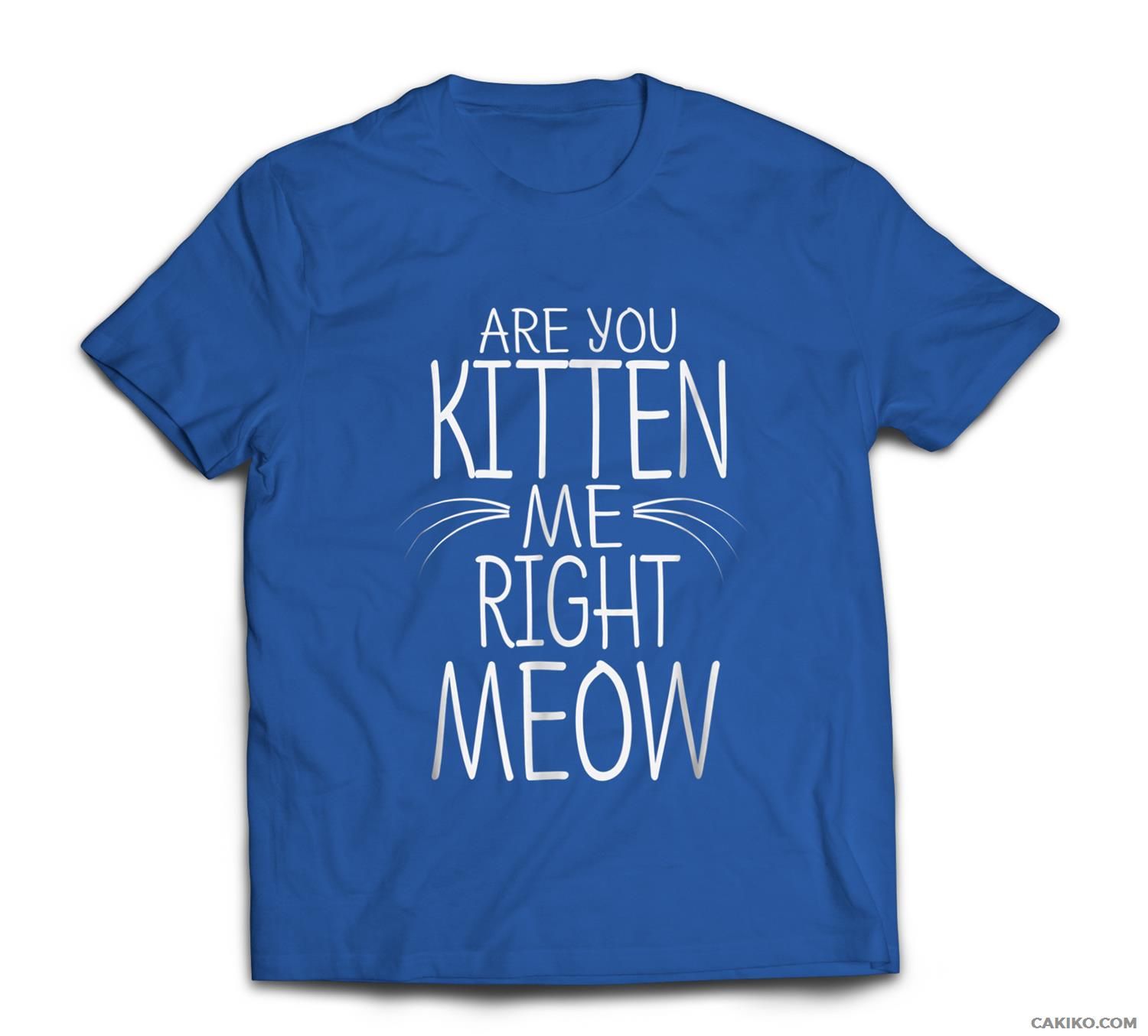 Are You Kitten Me Right Meow Funny Cat Joke T-Shirt