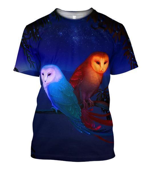Couple Owl 3D All Over Print | For Men & Women | Adult | Ht1717