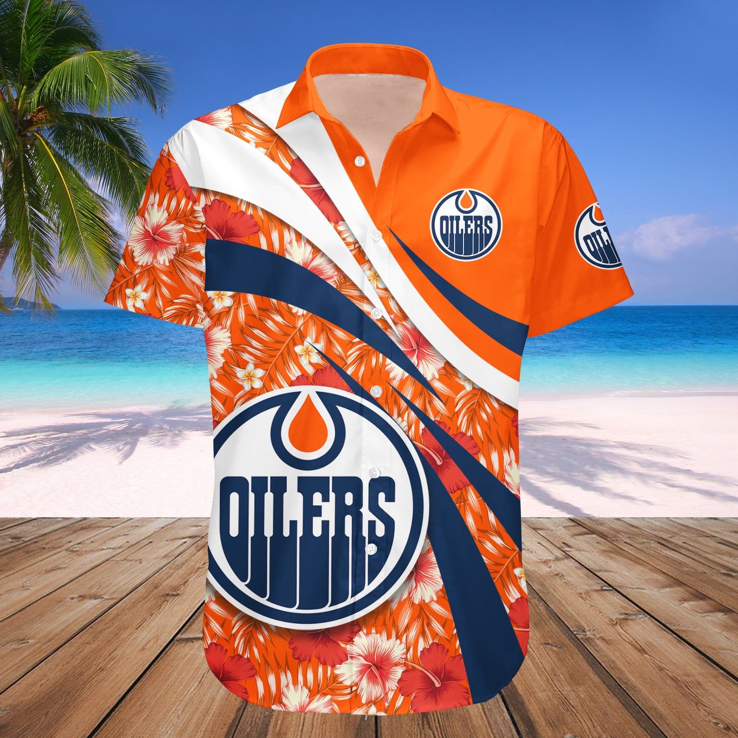 Edmonton Oilers Hawaii Shirt Hibiscus Sport Style – Nhl