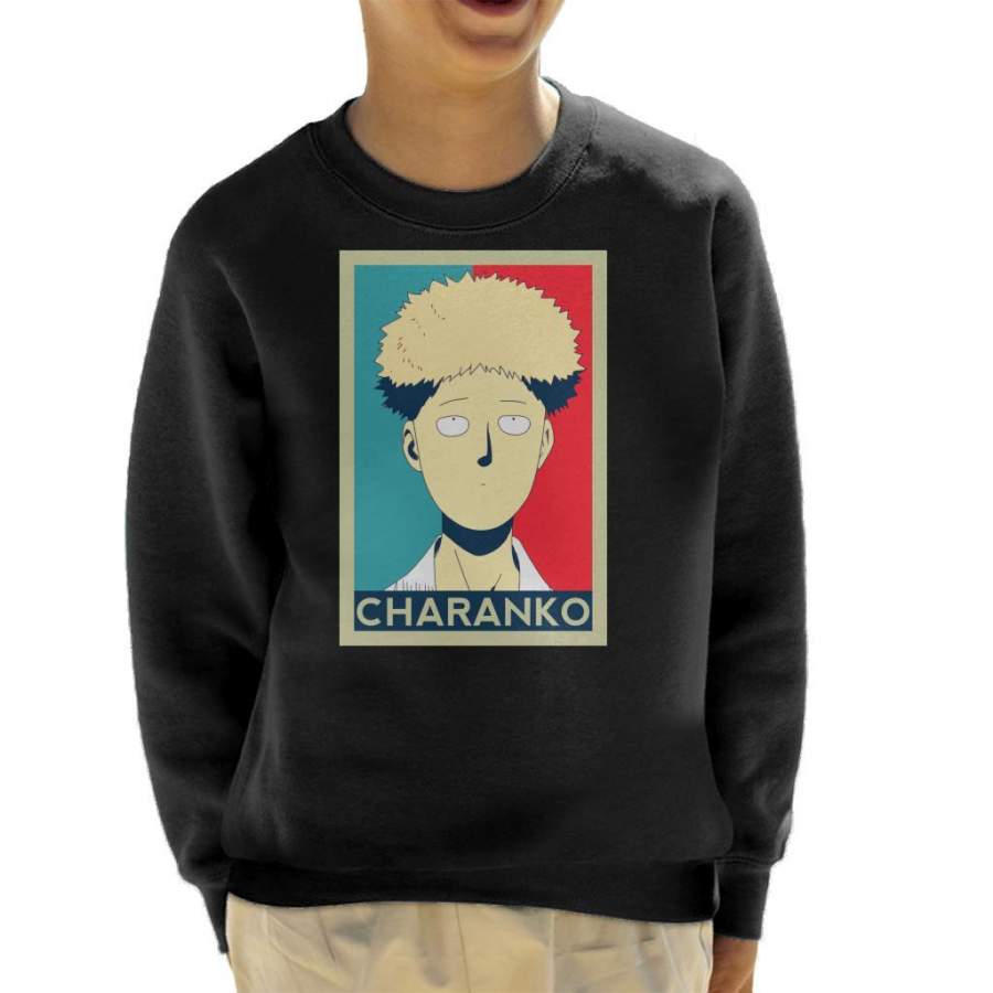 One Punch Man Charanko Hope Poster Kid’s Sweatshirt