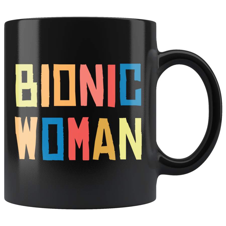 Bionic Woman 11oz Black Mug