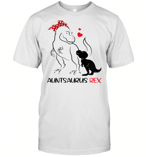 Womens Funny Auntie Saurus Rex Shirt Auntsaurus Dinosaur Gift Aunt T Shirt