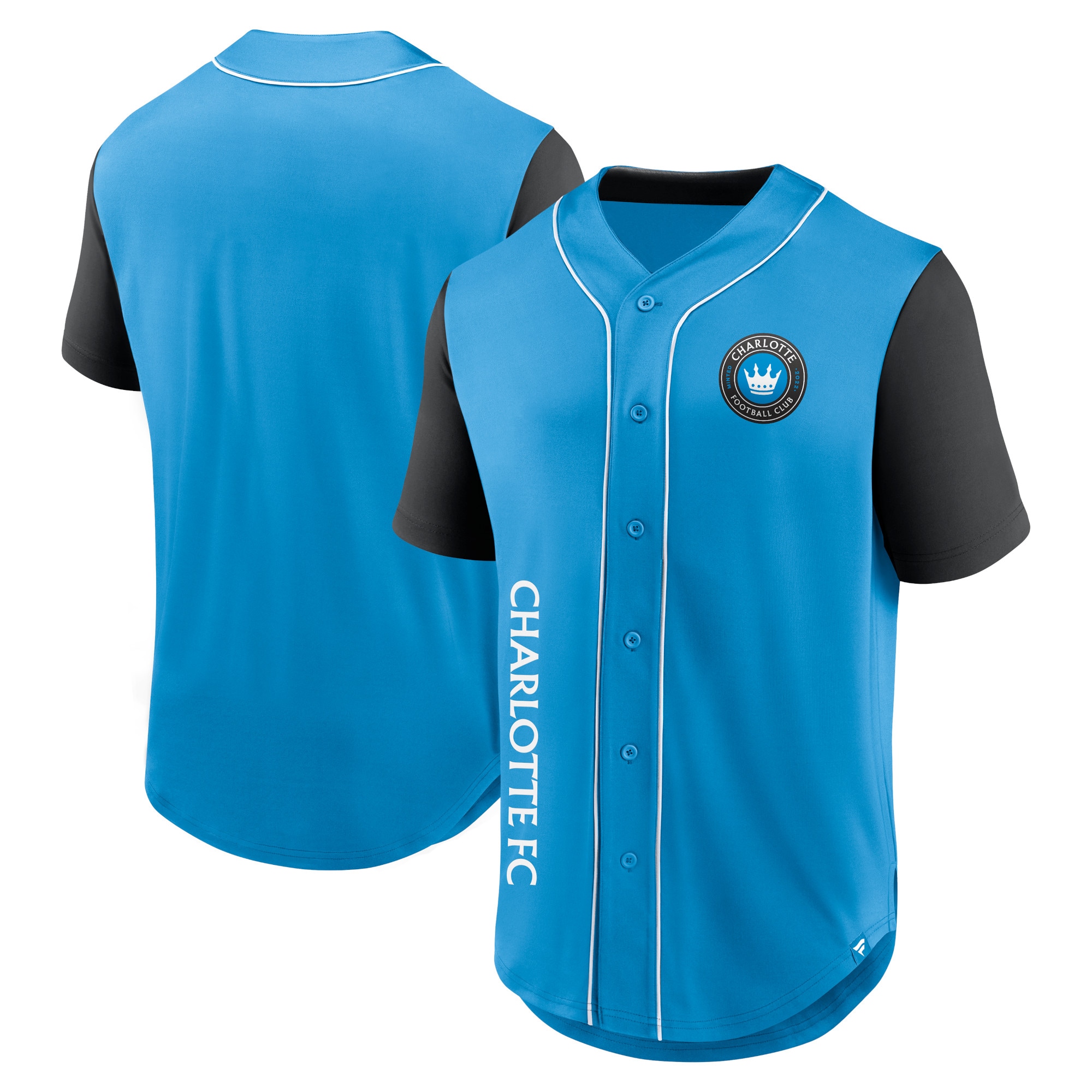 Charlotte FC Branded Balance Fashion Baseball Jersey – Blue