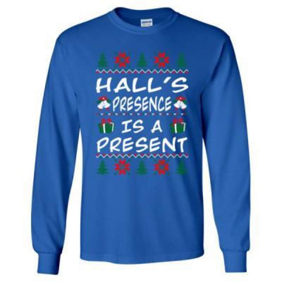 AGR Halls Presence Is A Present – Long Sleeve T-Shirt