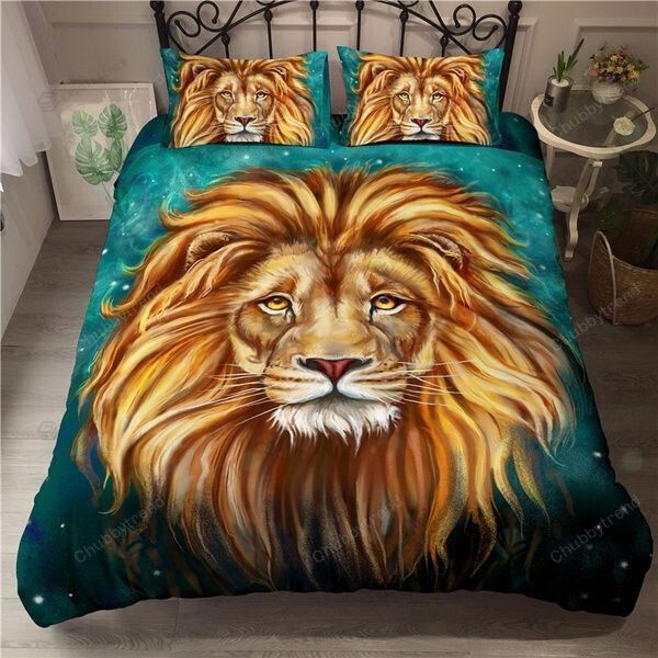 3D Lion Bed Sheets Duvet Cover Bedding Set Great Gifts For Birthday Christmas Thanksgiving