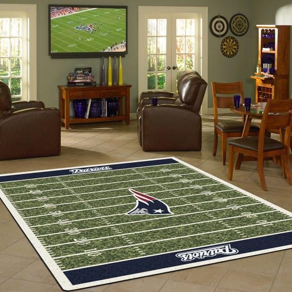 New England Patriots Rug, Football Rug Floor Decor