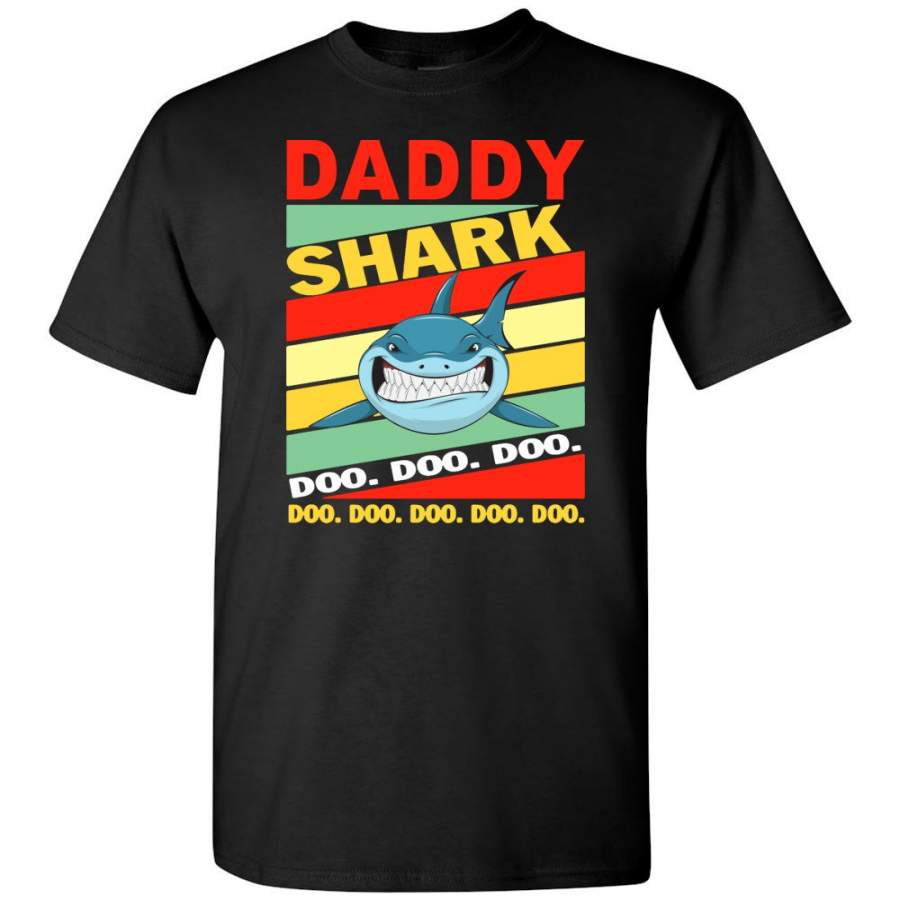 Vintage daddy shark doo doo doo T-shirt, papa, dad, father’s day gift tee