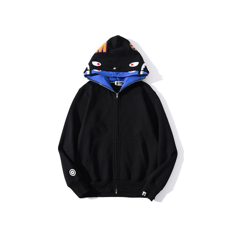 Bape Shark Black Hoodie Hdcp6690