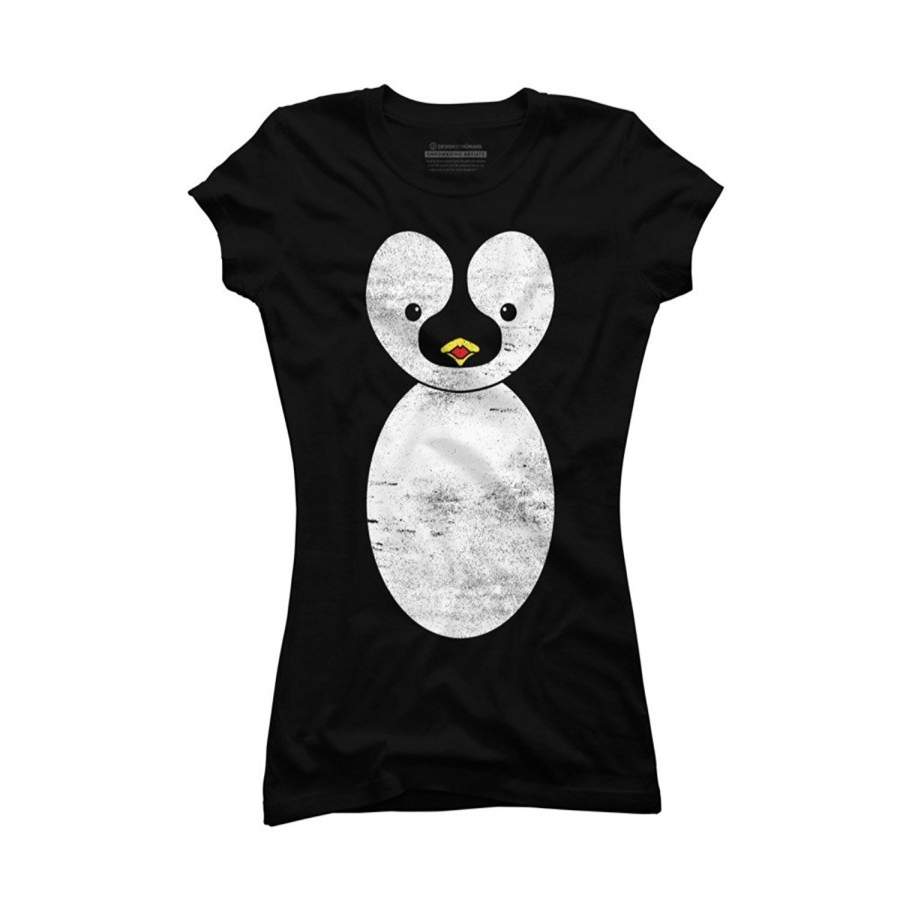 Creative Personality Of Women’S T-Shirt Cute Penguin Juniors’ Graphic T Shirt Women Funny T Shirts