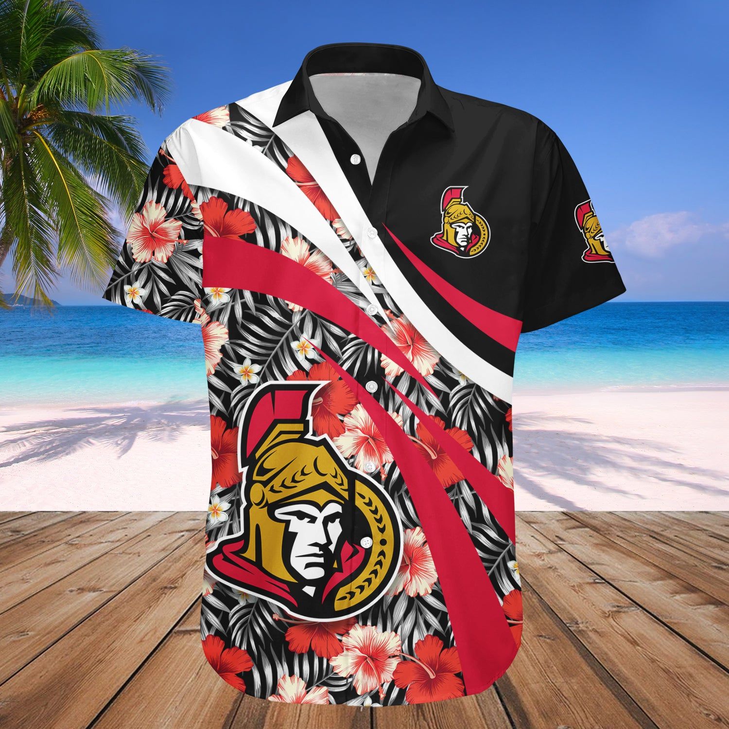 Ottawa Senators Hawaii Shirt Hibiscus Sport Style – Nhl