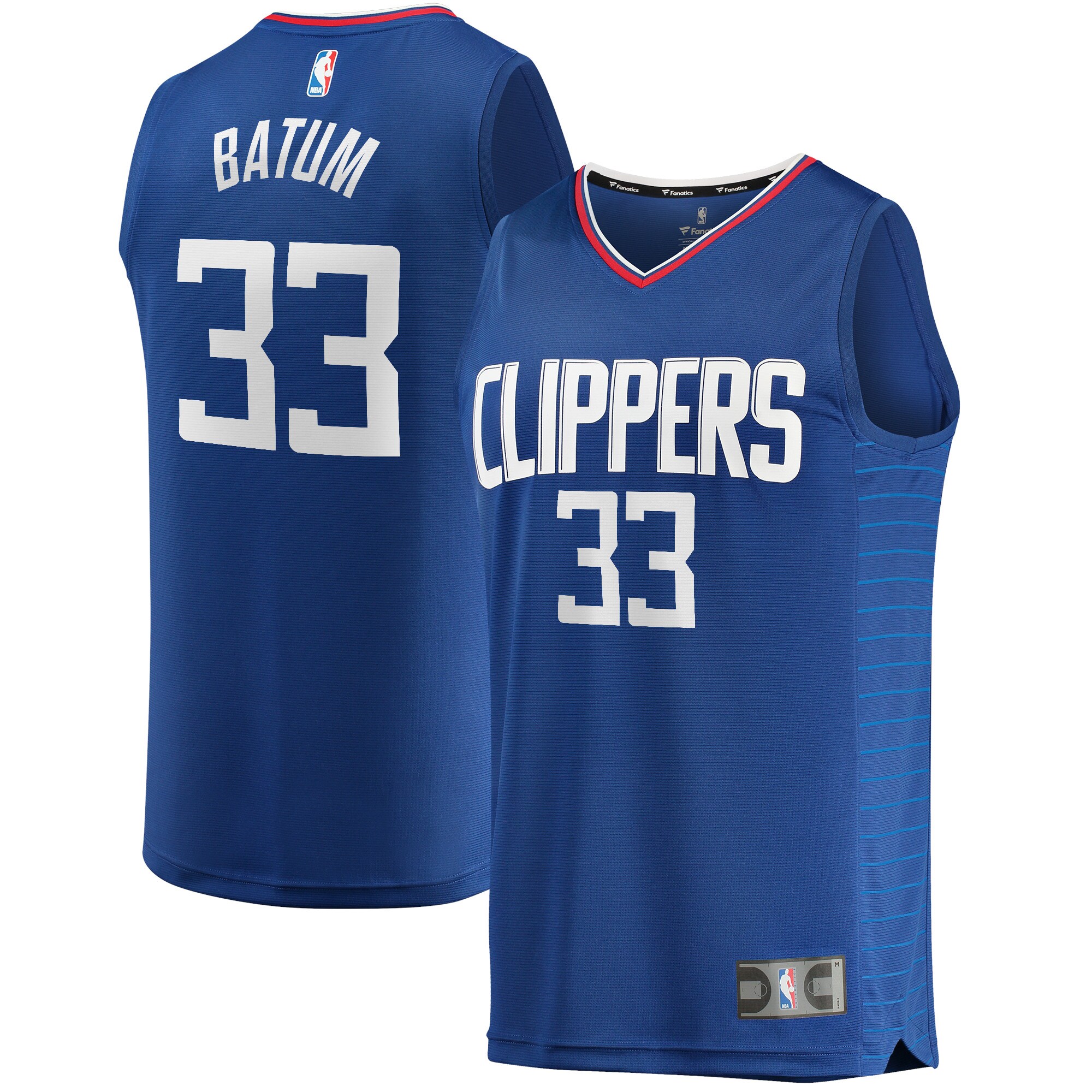 Nicolas Batum LA Clippers Youth 2021/22 Fast Break Jersey – Icon Edition – Royal