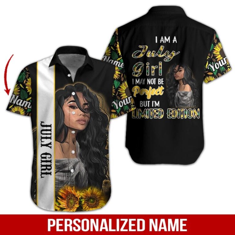 July Girl Custom Name Hawaii Shirt For Men Women Adult Ha50498