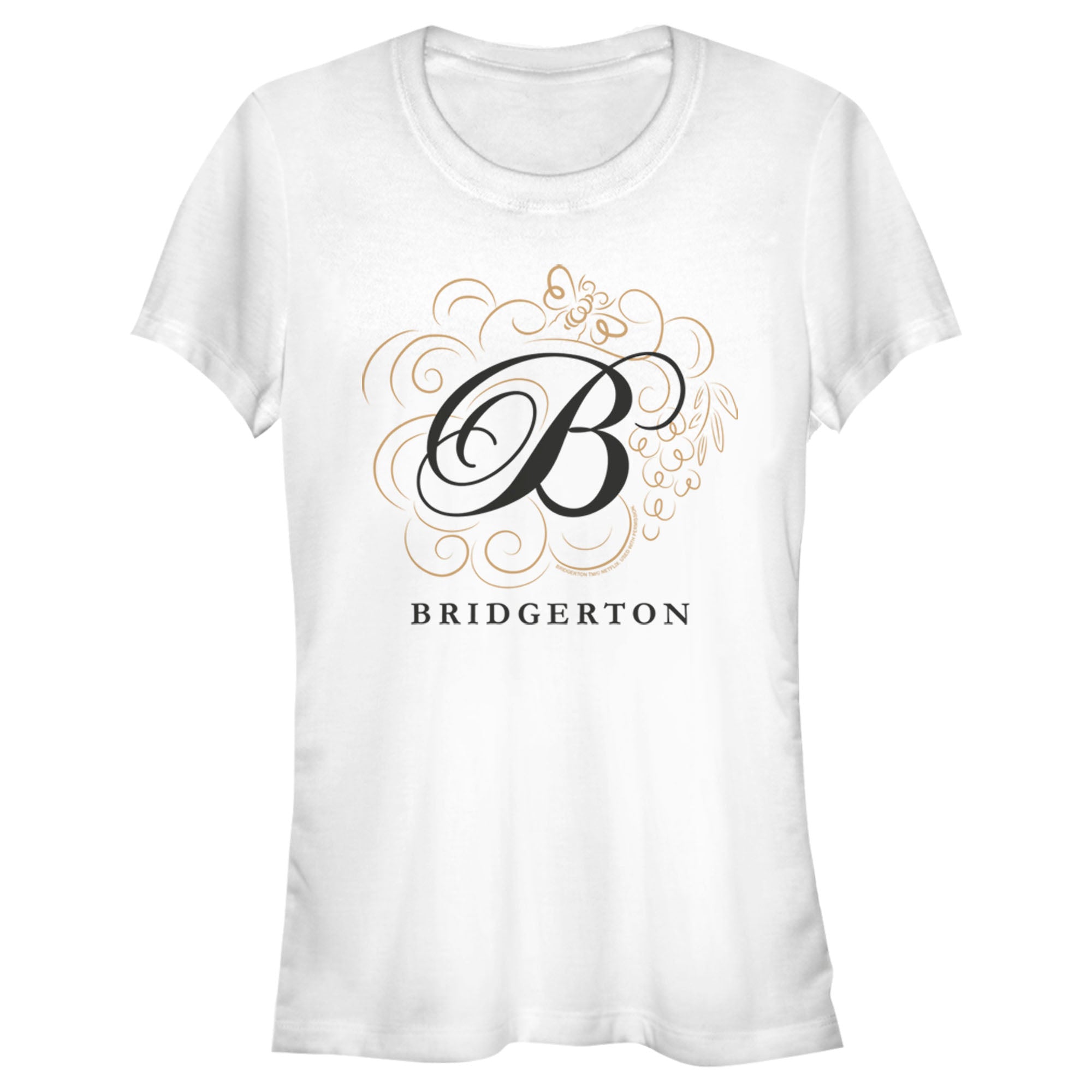 Bridgerton Junior’S Logo Gold  T-Shirt