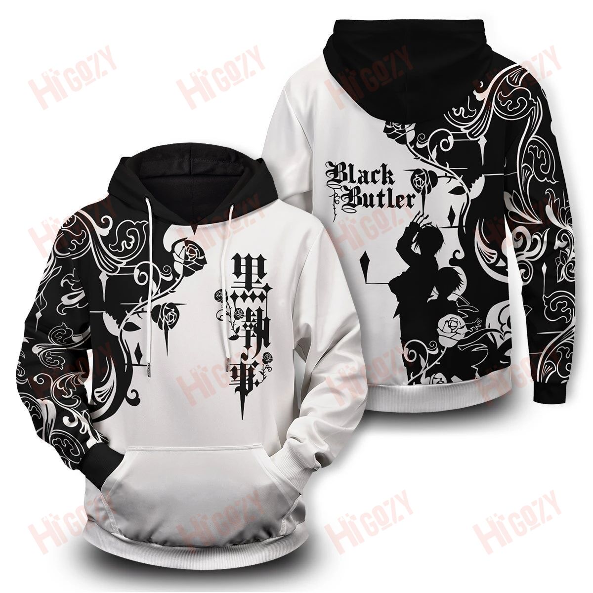 Black Butler Unisex Pullover Hoodie