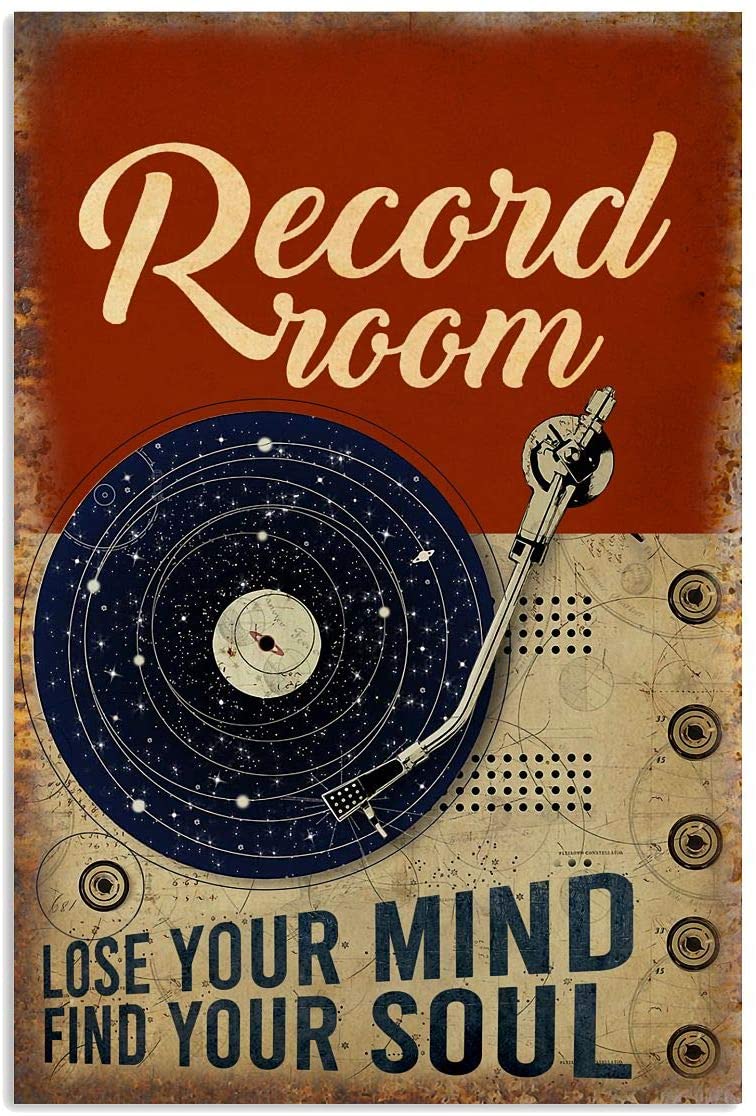 Record Room Lose Your Mind Find Your Soul Vertical Poster On Birthday ...