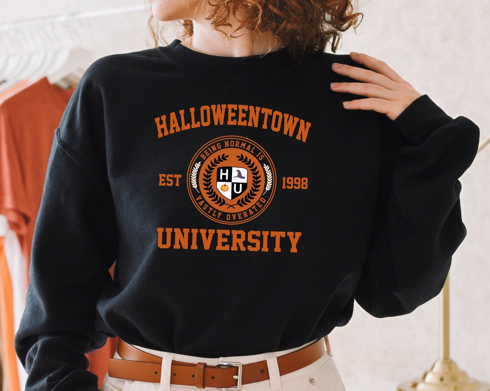 Halloweentown University Sweatshirt, Halloweentown Sweatshirt, Halloween Town Sweatshirt, Halloween Sweatshirt, Vintage Halloween