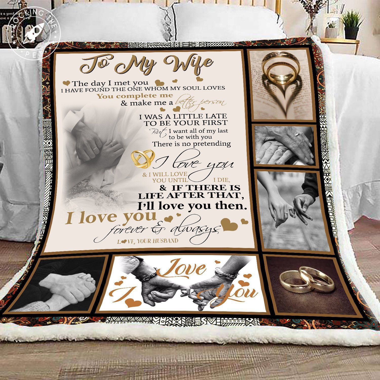 Husband – Family Blanket – My Wife – The Day I Met You