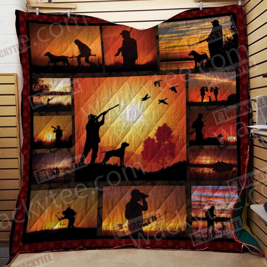 Duck Hunting 3D Quilt Blanket