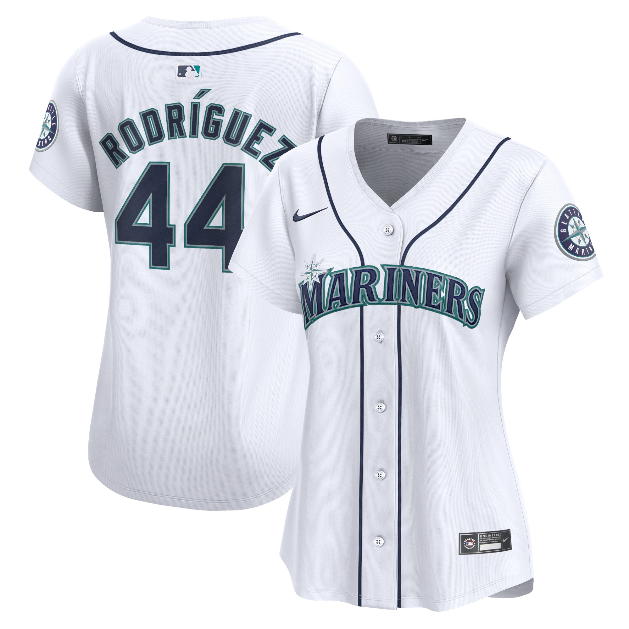 Julio Rodríguez Seattle Mariners Women's Home Limited Player Jersey – White