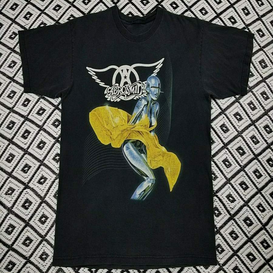 Vintage AEROSMITH Just Push Play World Tour Shirt