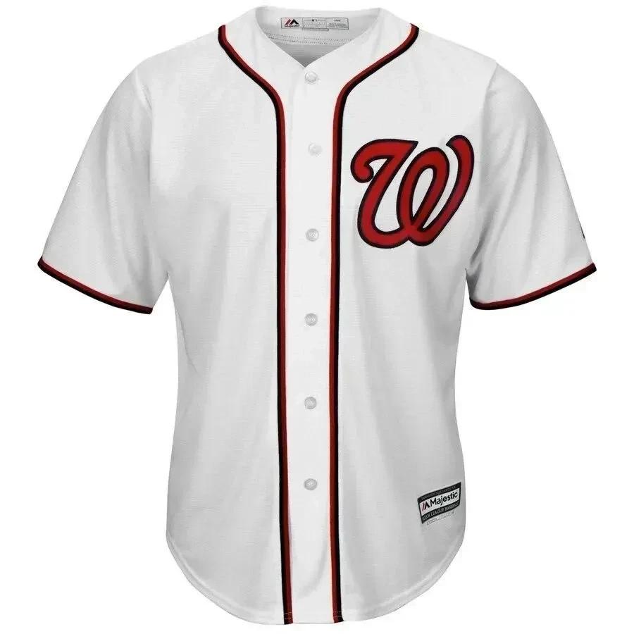 Washington Nationals Official Cool Base Jersey – White