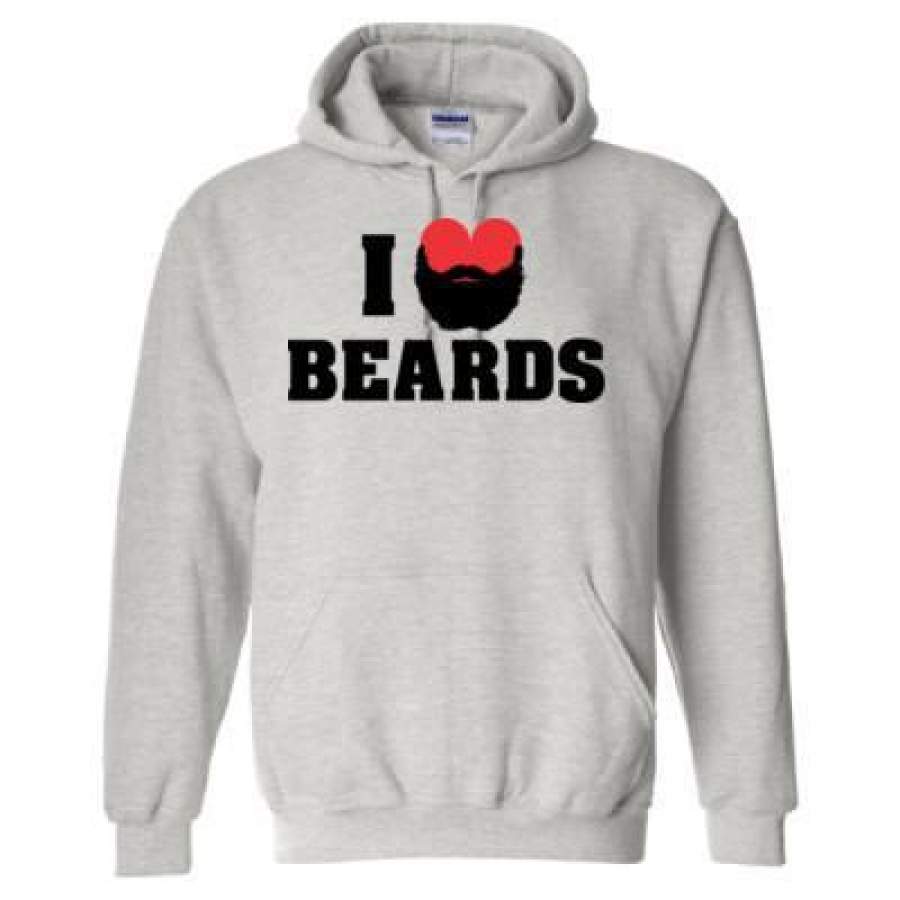 AGR I Love Beards – Heavy Blend™ Hooded Sweatshirt