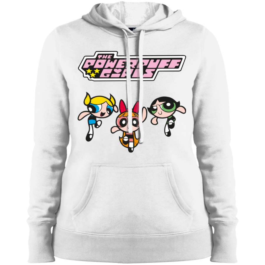 AGR The PowerPuff Girls Happy Girls Ladies’ Pullover Hooded Sweatshirt