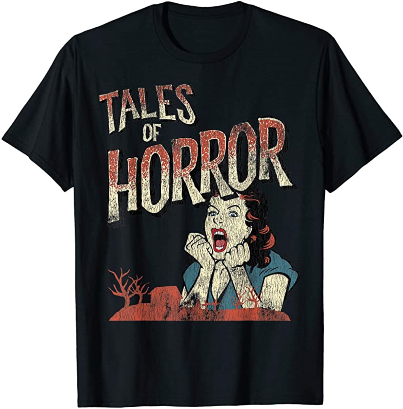 Vintage Horror Movie Poster Shirt Funny Halloween T-Shirt