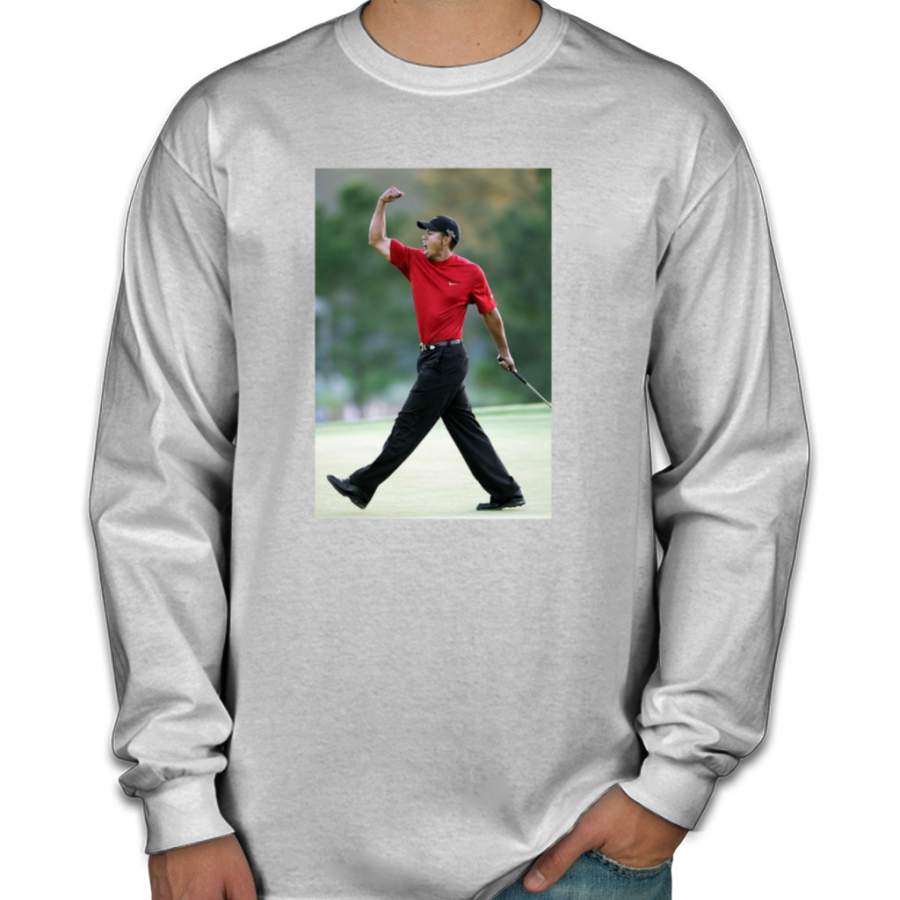 Tiger Woods Masters Golf Shirt Men’s Long Sleeve Shirts