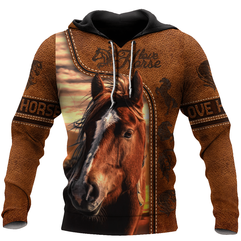 Love Horse 3D All Over Printed Shirt Hoodie For Men And Women Pi150401