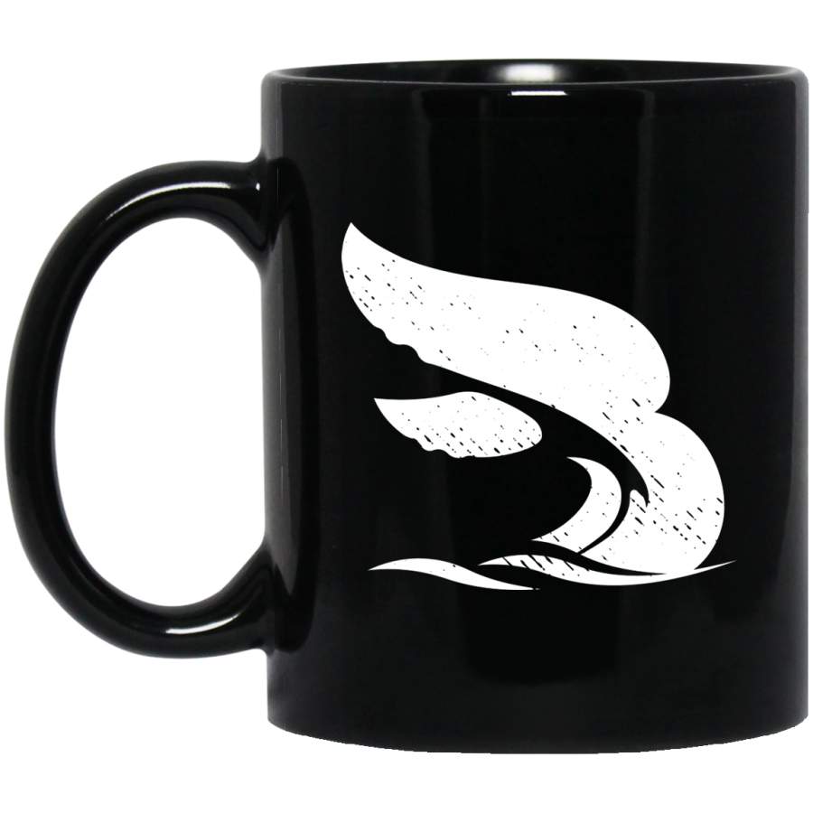 Whale Chest SM Mug 11 oz 15 oz Black Mug