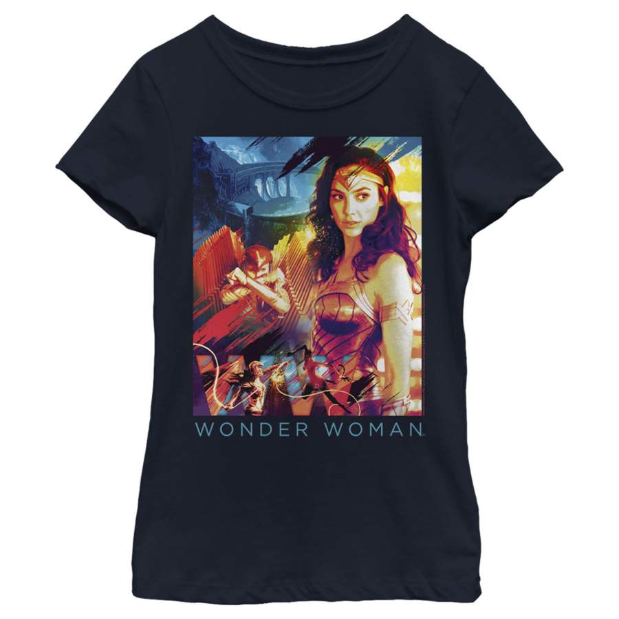 Wonder Woman 1984 Girl’s Movie Collage  T-Shirt