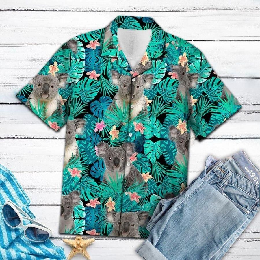 Koala Tropical Hawaii Shirt Unisex Full Size Adult Colorful Ha62002