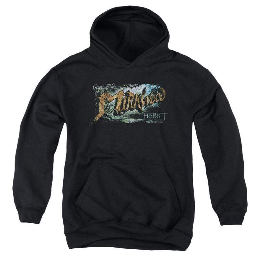 The Hobbit Greetings From Mirkwood Youth Hoodie (Ages 8-12)