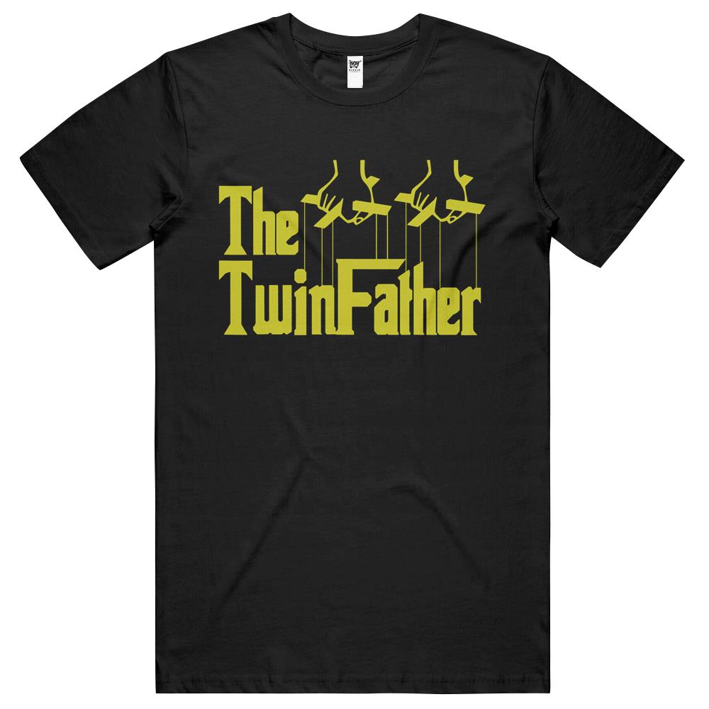 He Twinfather Funny Father Of Twins Funny Dad Fathers Day T Shirts