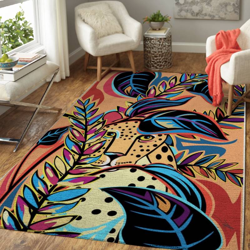 In The Jungle – Animals Area Rug Carpet