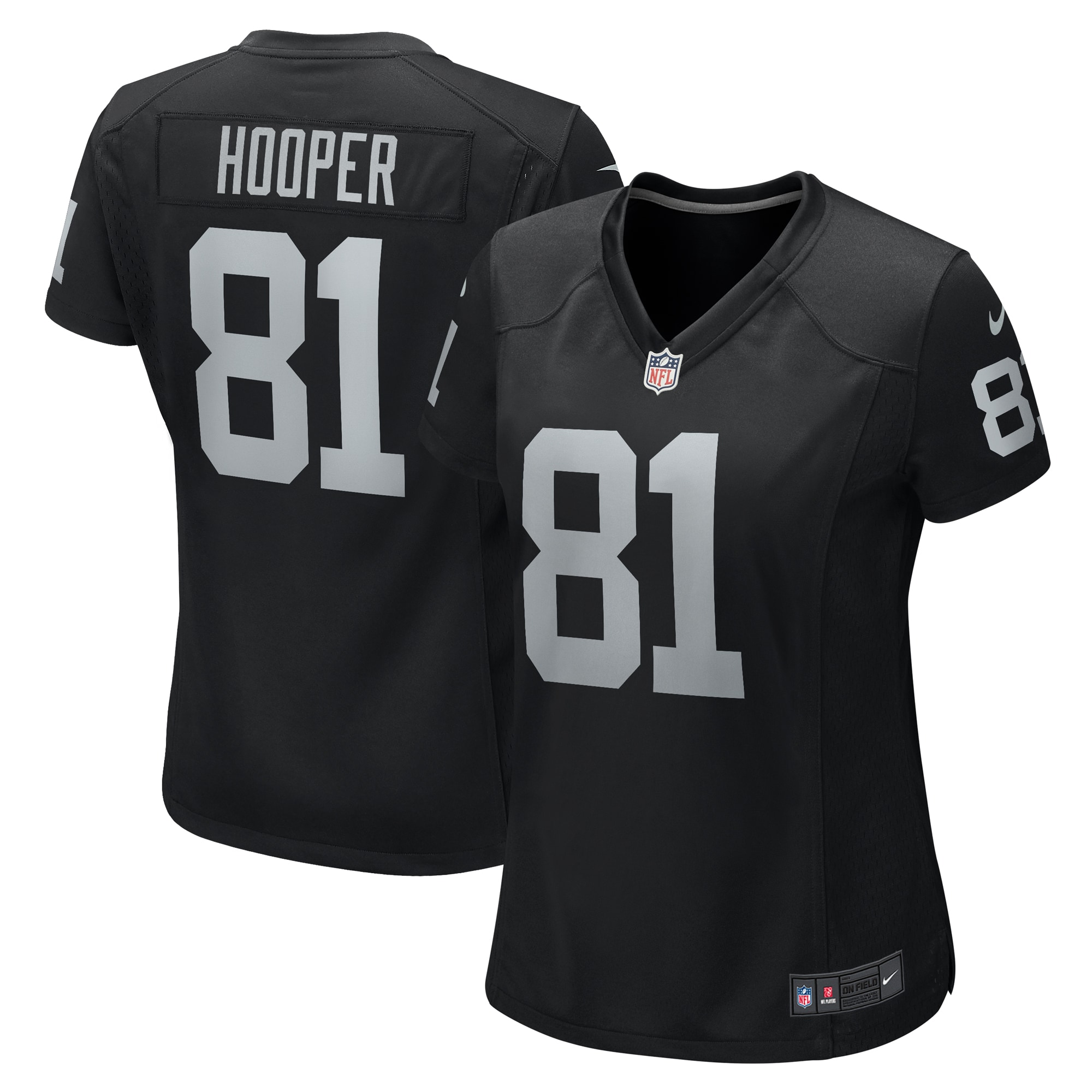 Women’s Las Vegas Raiders Austin Hooper  Black Team Game Jersey