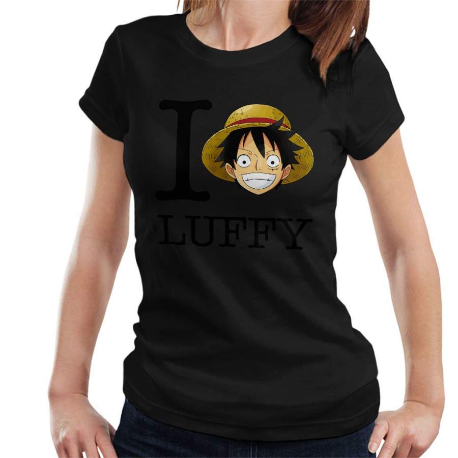 I Heart Monkey D Luffy One Piece Women’s T-shirt