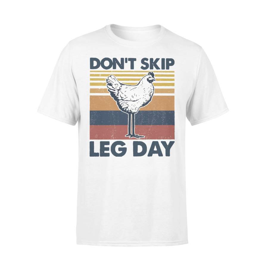 Don’t Skip Leg Day Fitness Chicken Vintage T-shirt