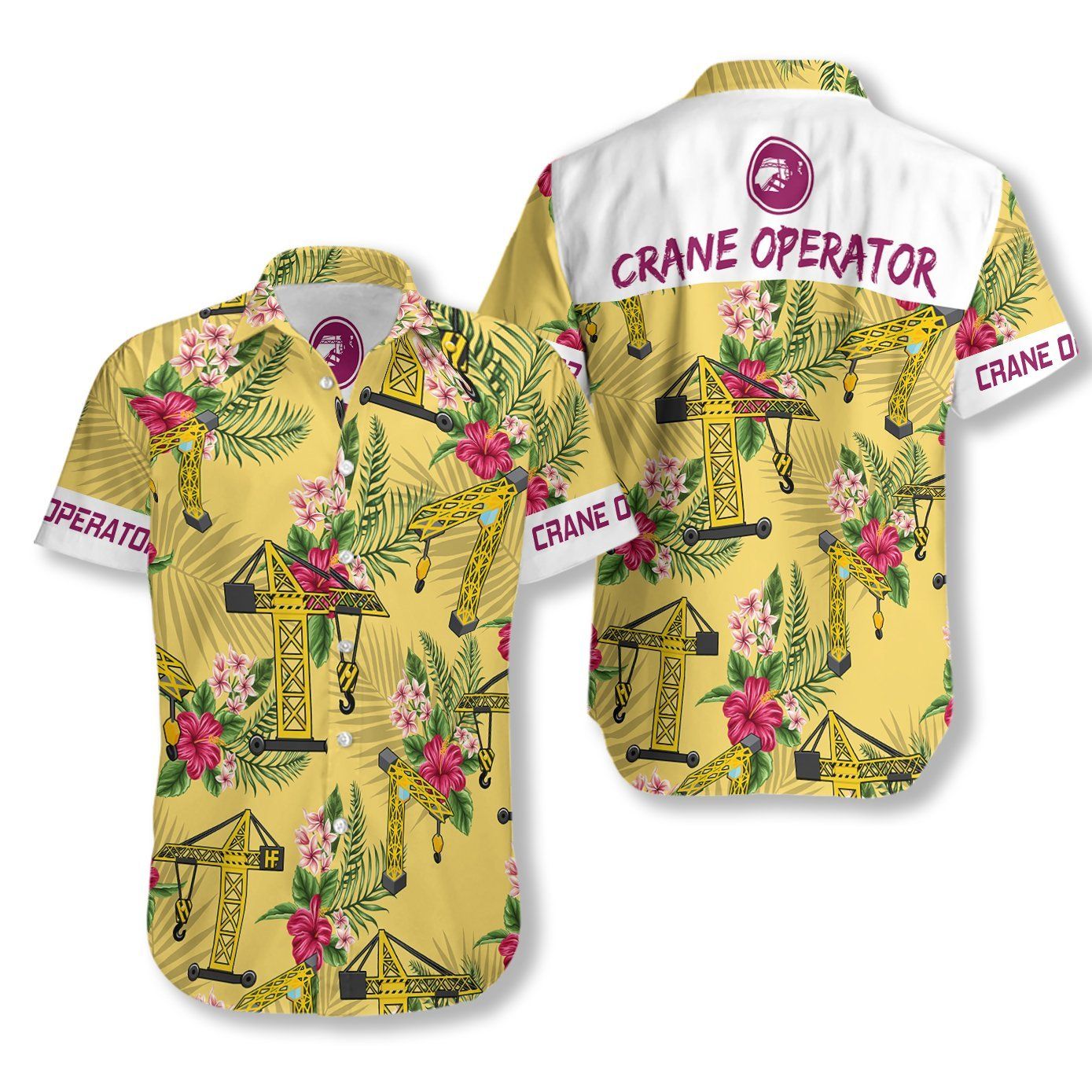 Crane Operator Ez15 1708 Hawaiian Shirt