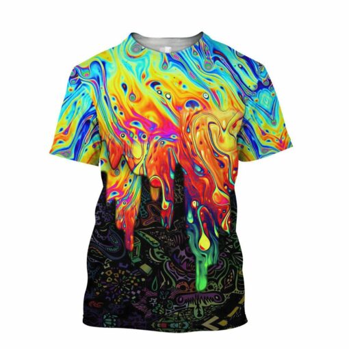 Hippie Stay Trippy Little Hippie 3D All Over Printed Shirt For Hippie Lovers, Hippie Style 3D Shirts, Gift For Men And Women