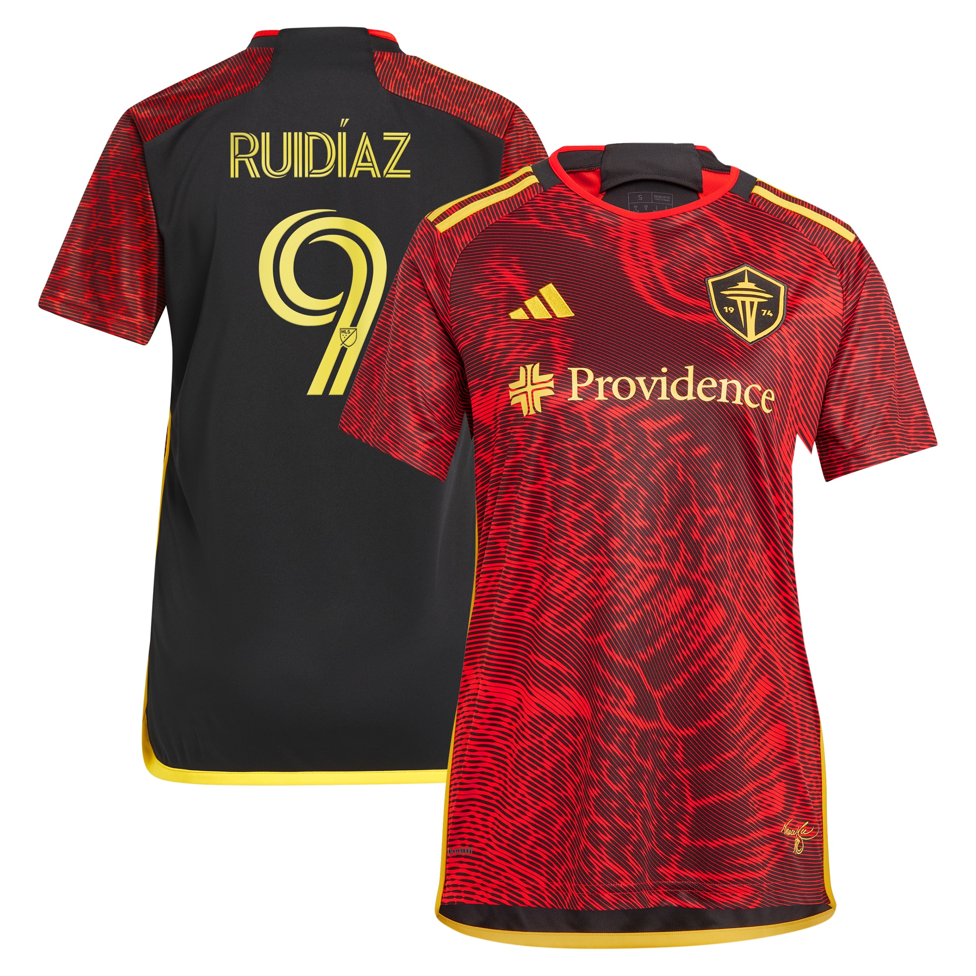 Raul Ruidiaz Seattle Sounders FC Women's 2024 The Bruce Lee Kit Replica Player Jersey  Red