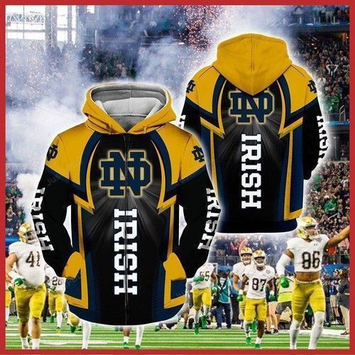 Notre Dame Fighting Irish Ncaa For Irish Fan Hoodie & Zip Hoodie