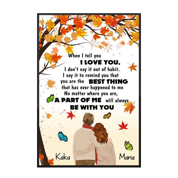 Custom Personalized hairstyle name Valentine’s day wall prints poster gift ideas for room him boyfriend husband her girlfriend wife couple – Be With You TY2512 – Personalizedwitch