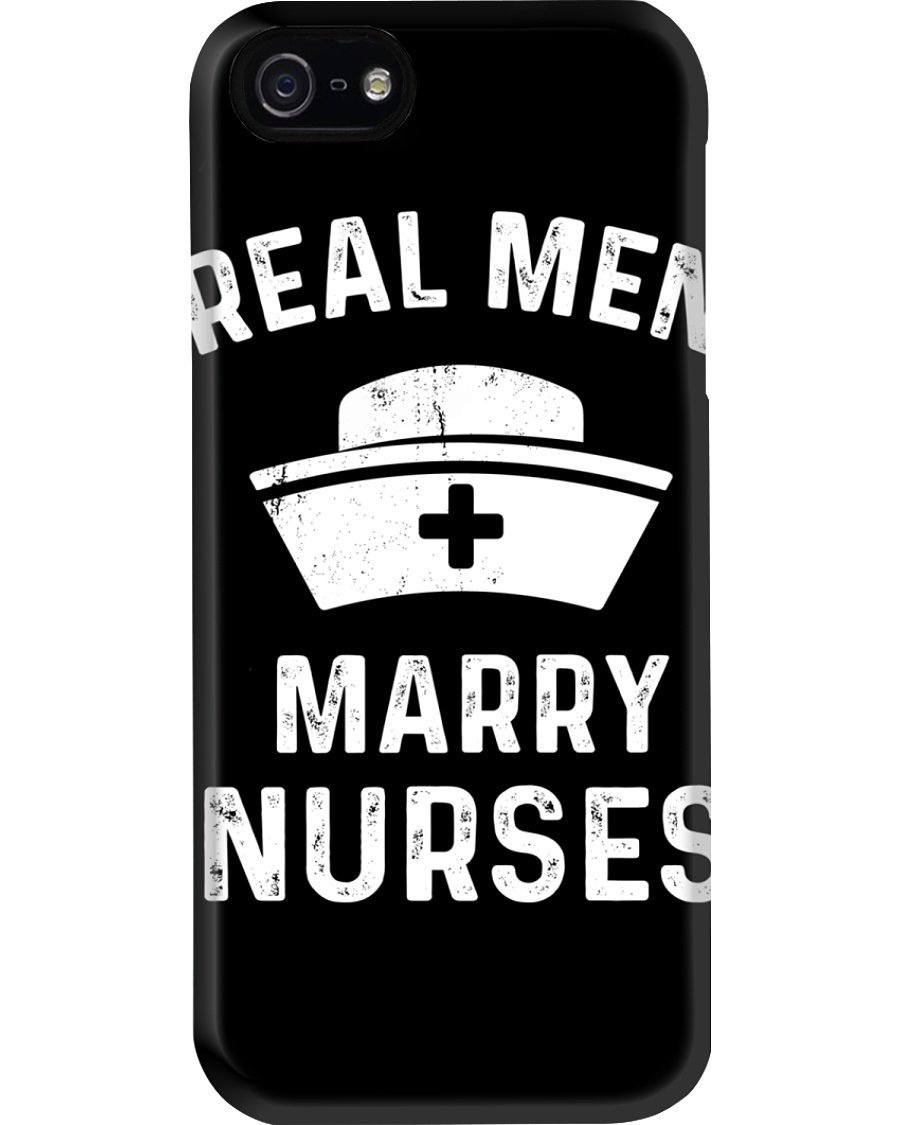 Vintage Real Men Marry Nurses Custom Design Phone case