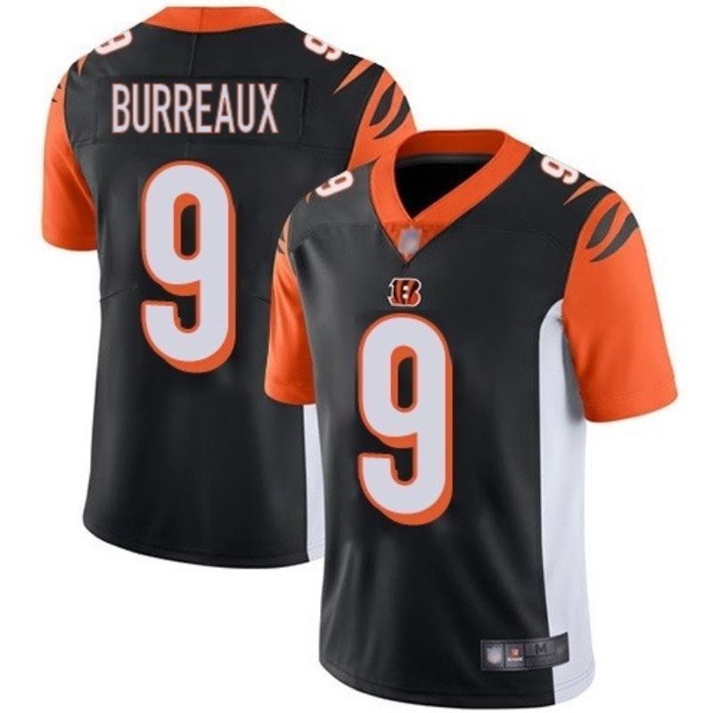 Cincinnati Bengals Joe Burreaux #9 NFL 2020 Black Jersey