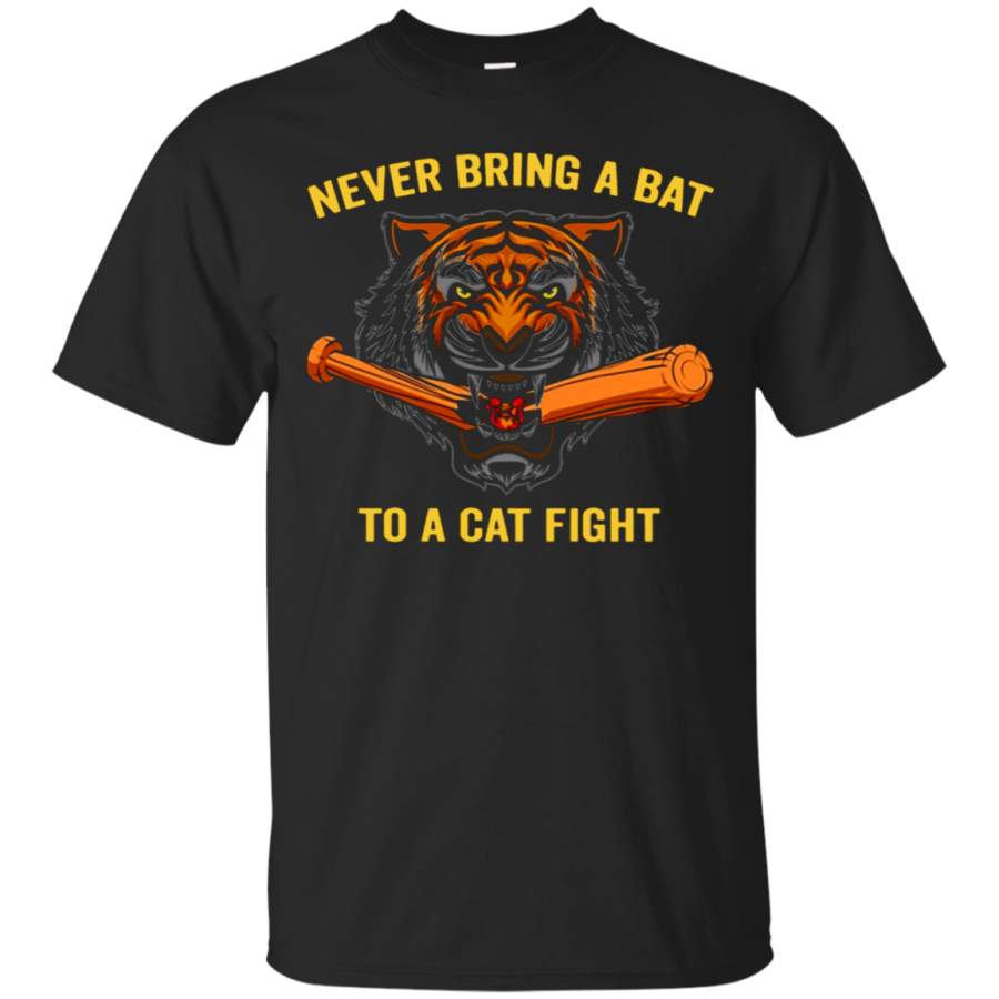 AGR Dead Zombies Never Bring A Bat To A Cat Fight Tiger Shirt